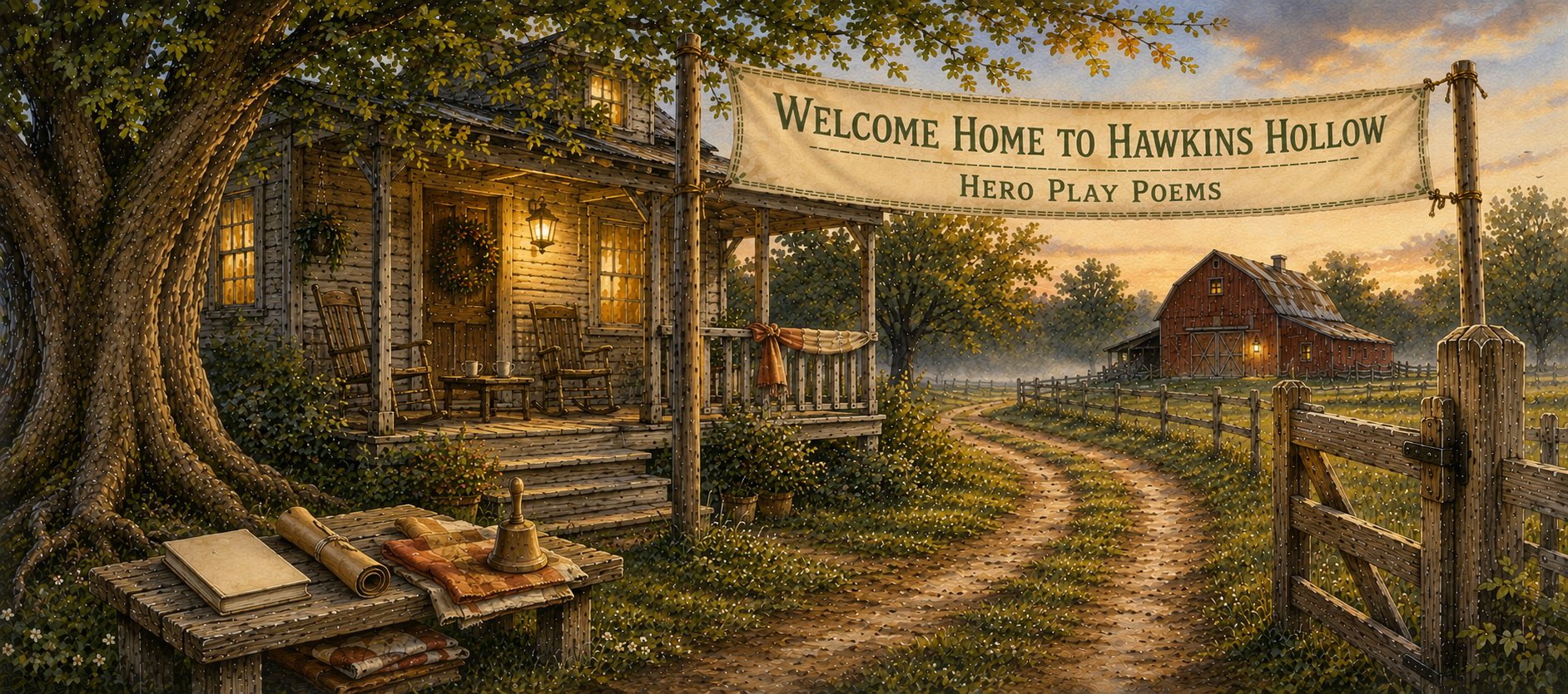 Hero Play Poems banner for imaginative adventures.